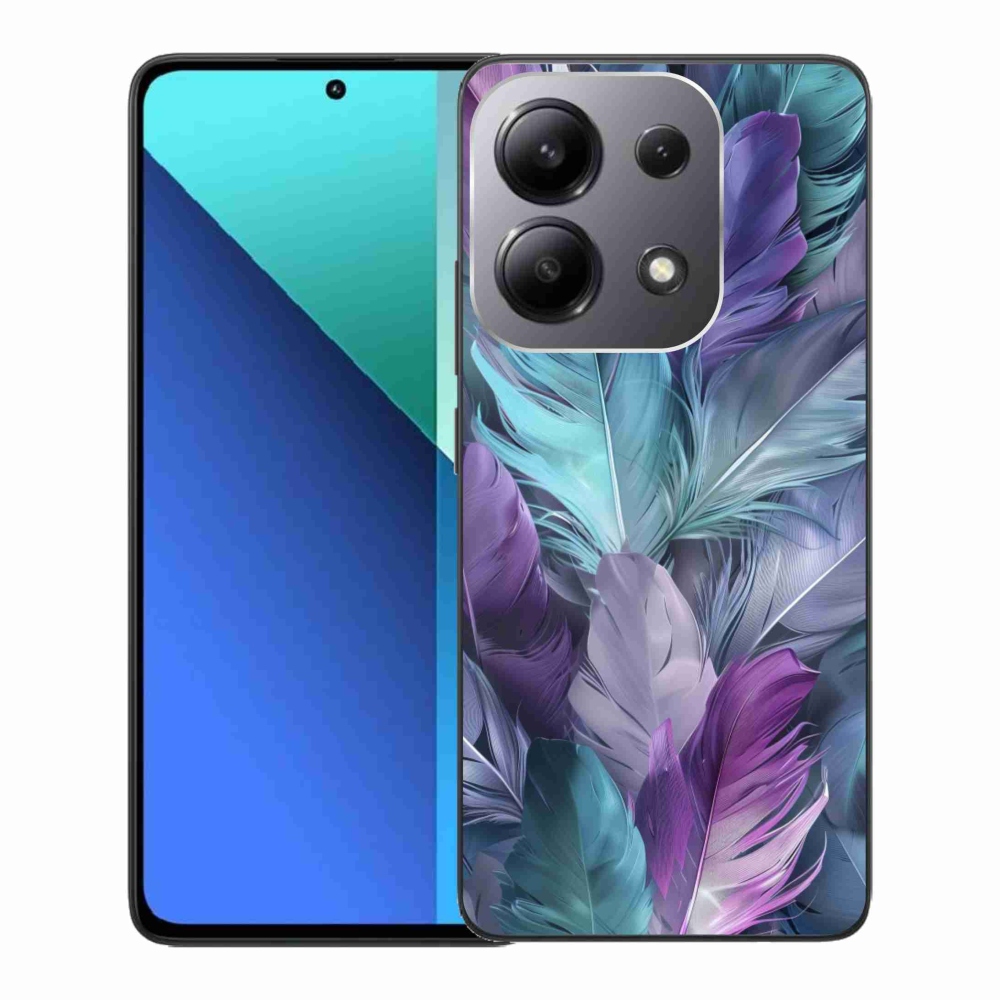 Gélový kryt mmCase na Xiaomi Redmi Note 13 - farebné perie 2