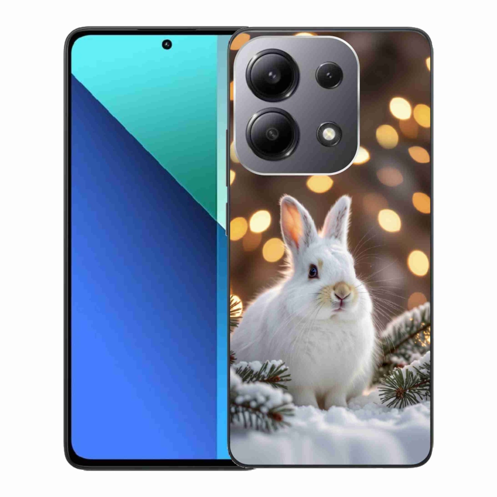 Gélový kryt mmCase na Xiaomi Redmi Note 13 - biely zajac