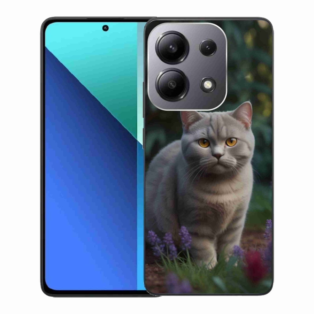 Gélový kryt mmCase na Xiaomi Redmi Note 13 - britská mačka