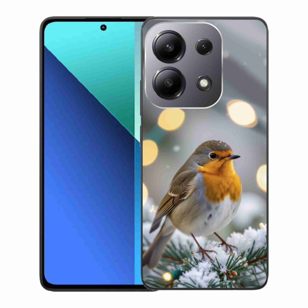 Gélový kryt mmCase na Xiaomi Redmi Note 13 - červienka v zime