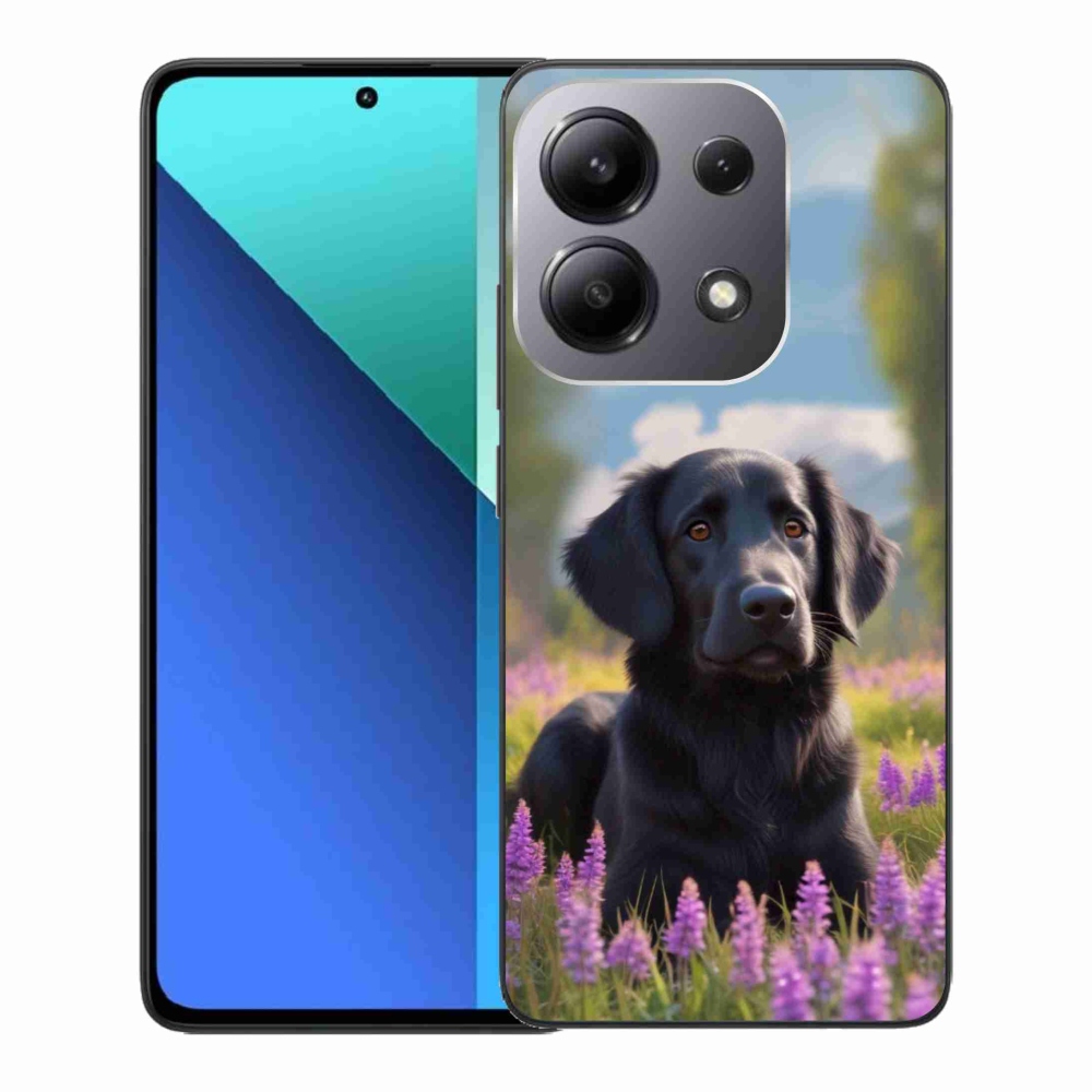 Gélový kryt mmCase na Xiaomi Redmi Note 13 - elegantný čierny retriever