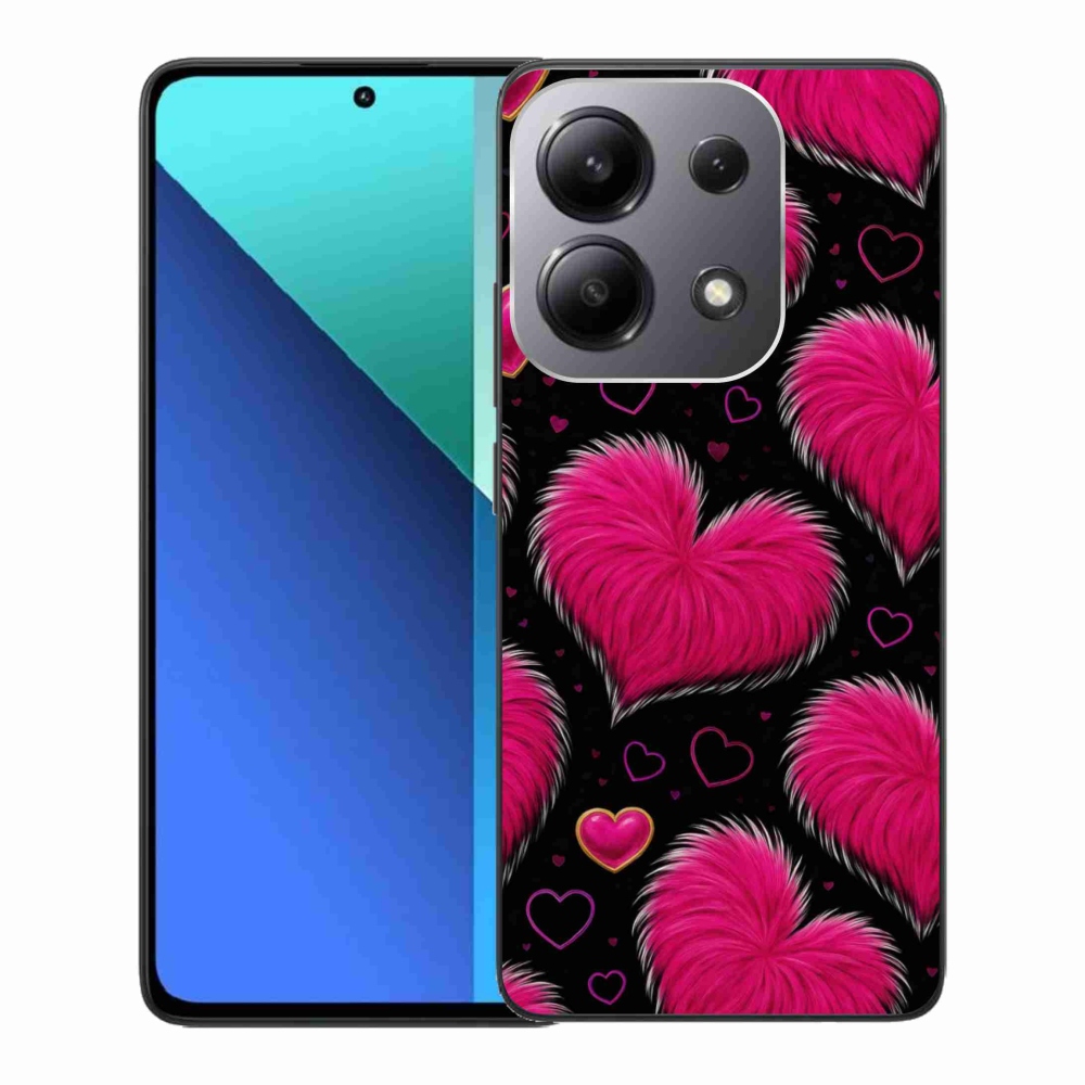 Gélový kryt mmCase na Xiaomi Redmi Note 13 - hebké srdce