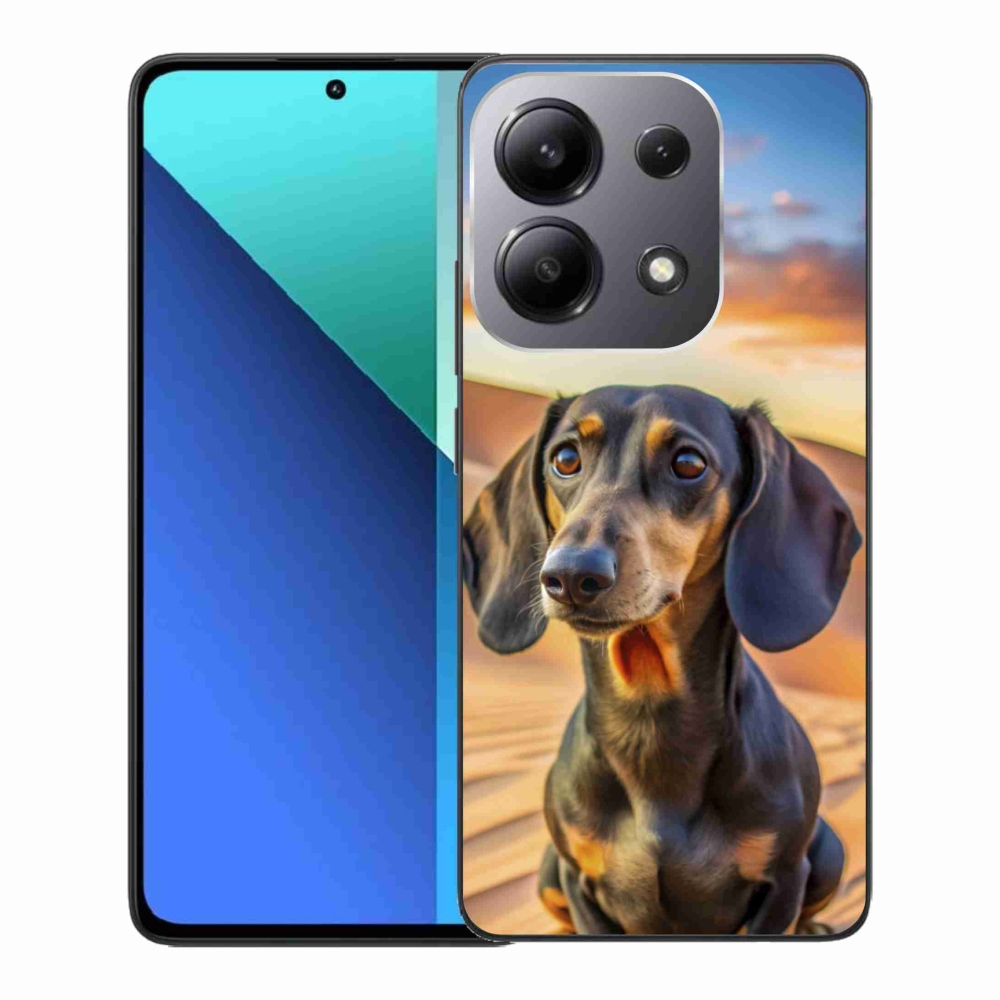 Gélový kryt mmCase na Xiaomi Redmi Note 13 - jazvečík 3