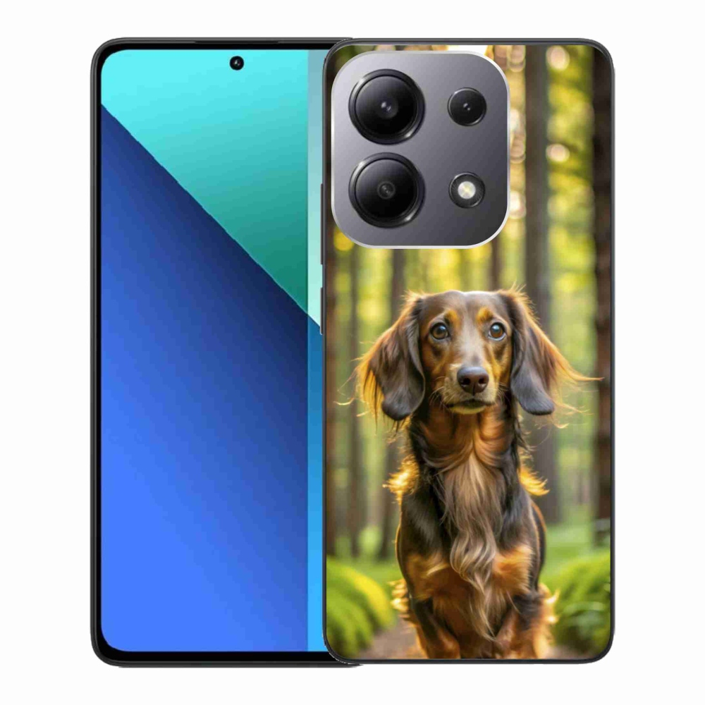 Gélový kryt mmCase na Xiaomi Redmi Note 13 - jazvečík 4