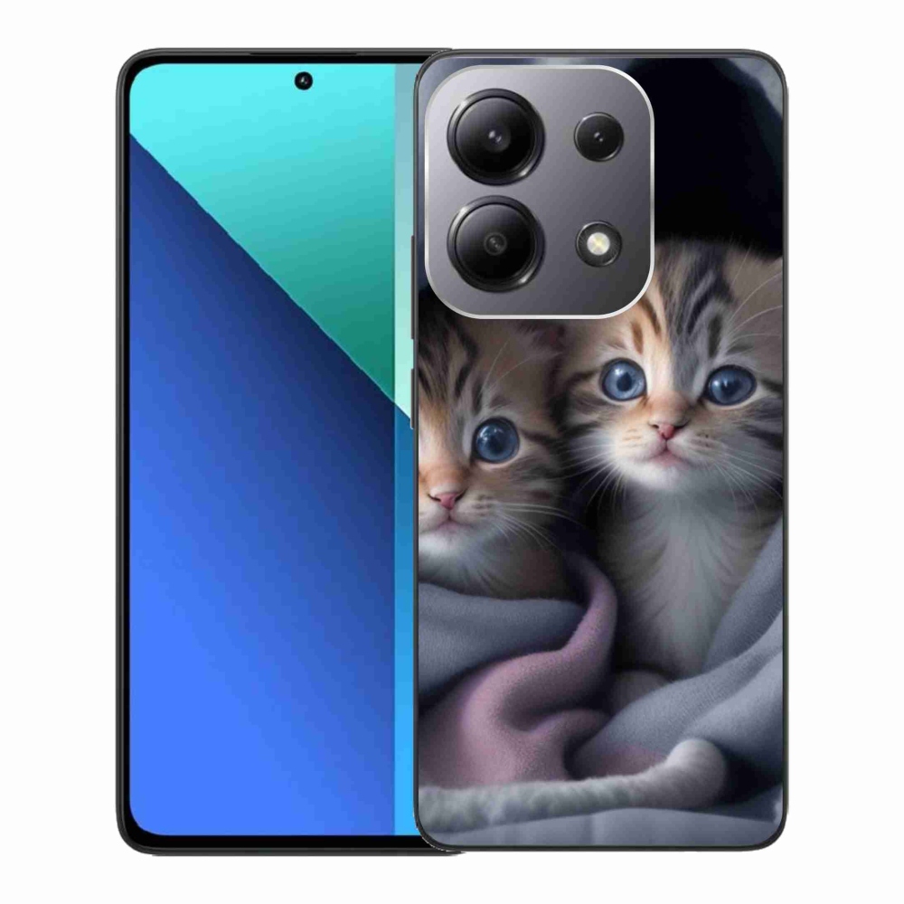 Gélový kryt mmCase na Xiaomi Redmi Note 13 - mačacie duo 2