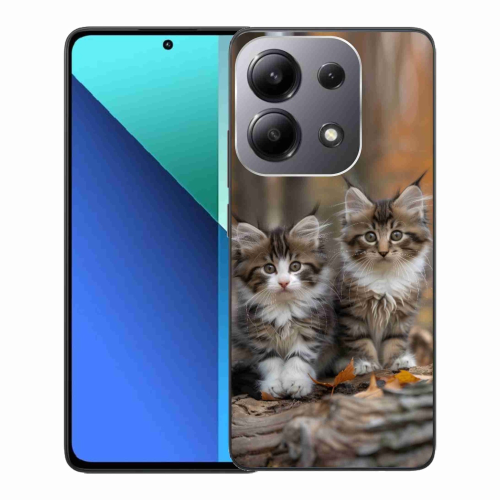 Gélový kryt mmCase na Xiaomi Redmi Note 13 - mačacie duo 3