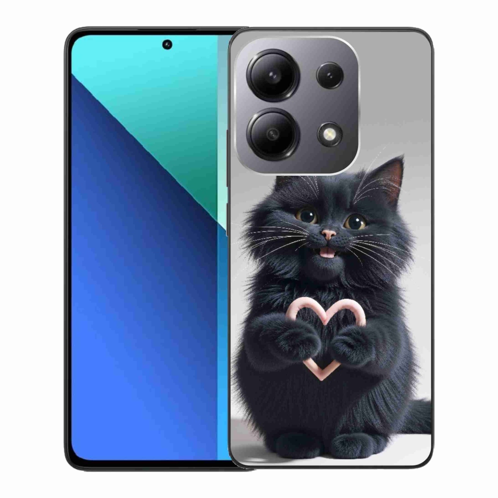 Gélový kryt mmCase na Xiaomi Redmi Note 13 - mačacia láska 3