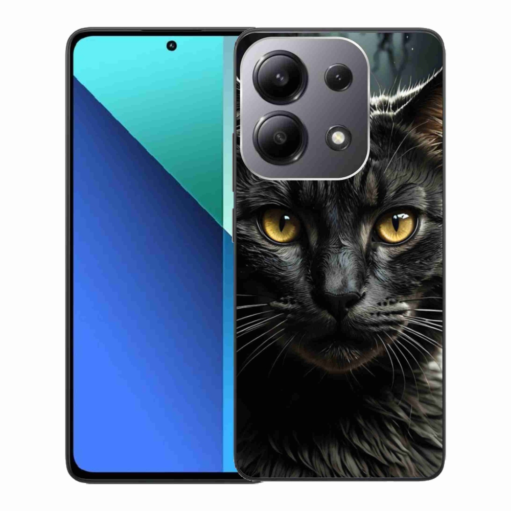Gélový kryt mmCase na Xiaomi Redmi Note 13 - mačacie pohľad 3