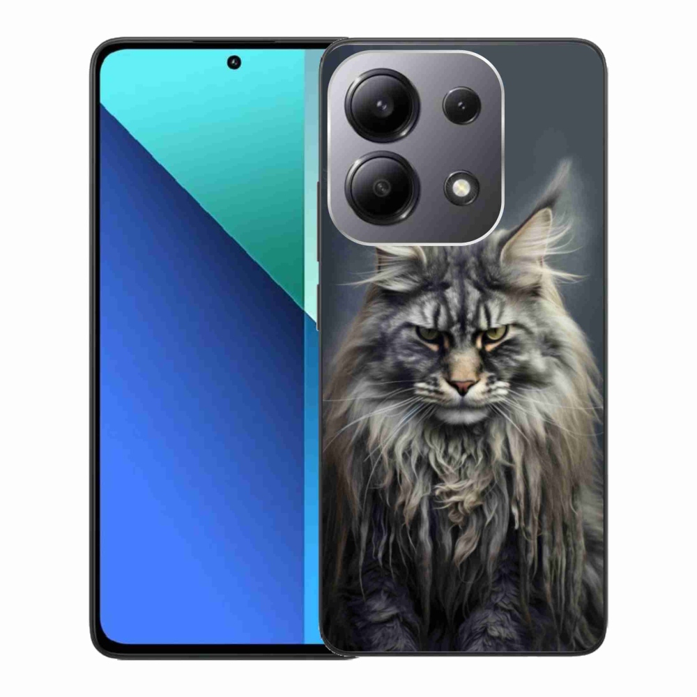 Gélový kryt mmCase na Xiaomi Redmi Note 13 - mačacie pohľad 4