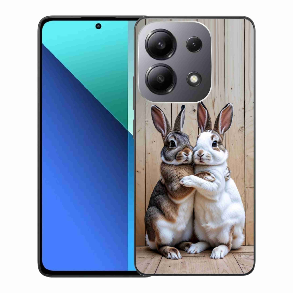 Gélový kryt mmCase na Xiaomi Redmi Note 13 - králičie pár