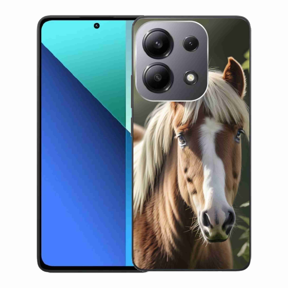 Gélový kryt mmCase na Xiaomi Redmi Note 13 - kôň so svetlou hrivou