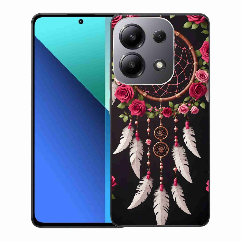 Gélový kryt mmCase na Xiaomi Redmi Note 13 - lapač snov s ružami