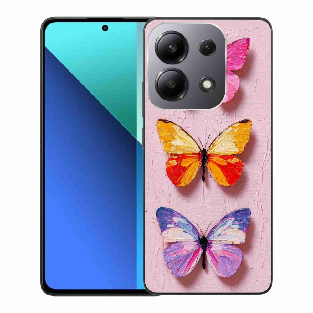 Gélový kryt mmCase na Xiaomi Redmi Note 13 - motýlia trojica