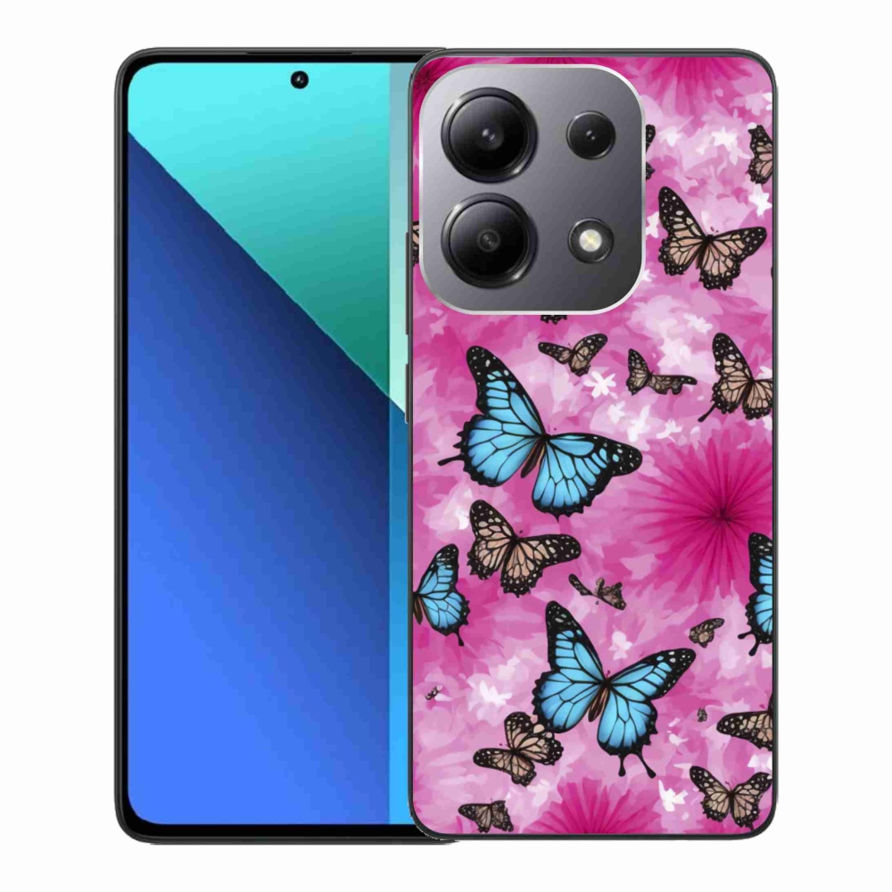 Gélový kryt mmCase na Xiaomi Redmi Note 13 - motýlia záhrada