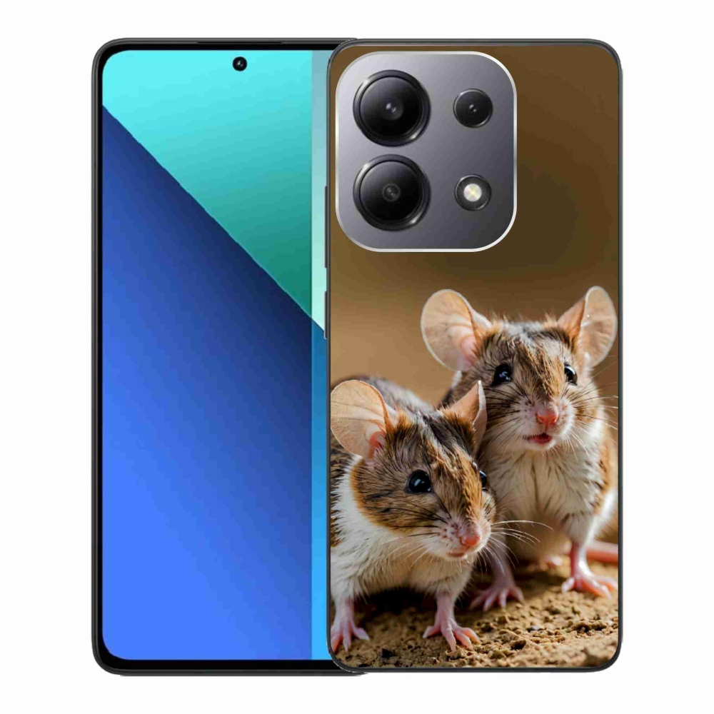 Gélový kryt mmCase na Xiaomi Redmi Note 13 - myší duo