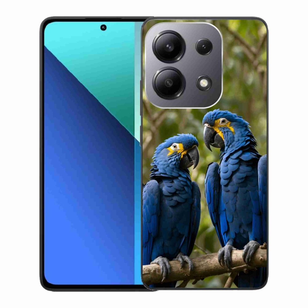 Gélový kryt mmCase na Xiaomi Redmi Note 13 - papagájové duo