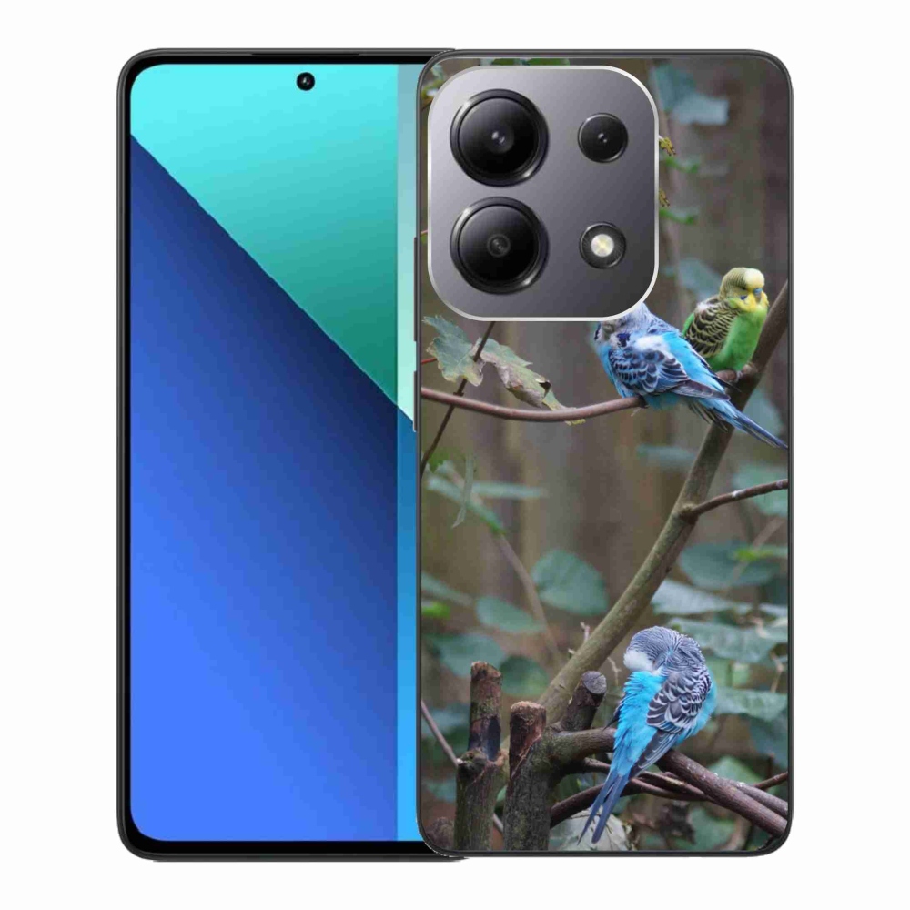 Gélový kryt mmCase na Xiaomi Redmi Note 13 - papagáje na vetve