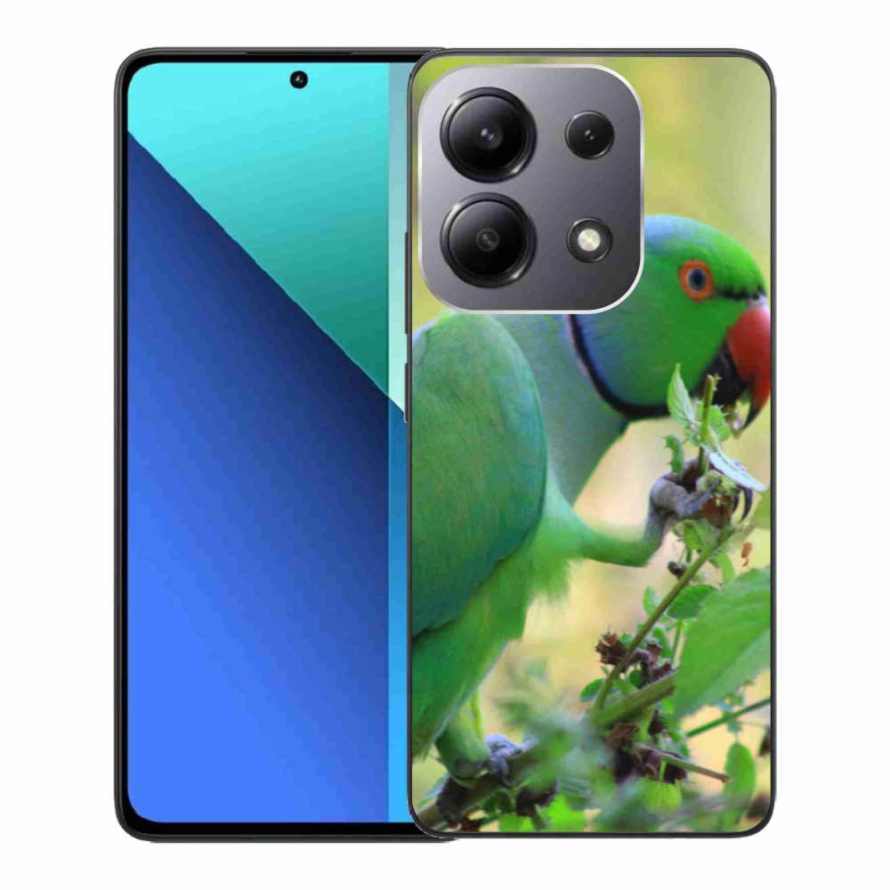 Gélový kryt mmCase na Xiaomi Redmi Note 13 - papagáj Alexandr