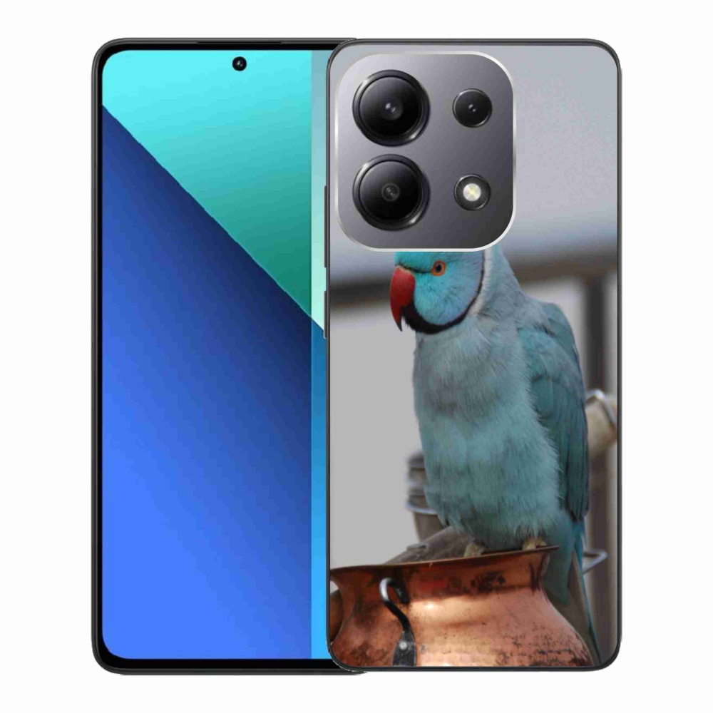 Gélový kryt mmCase na Xiaomi Redmi Note 13 - papagáj alexander modrý