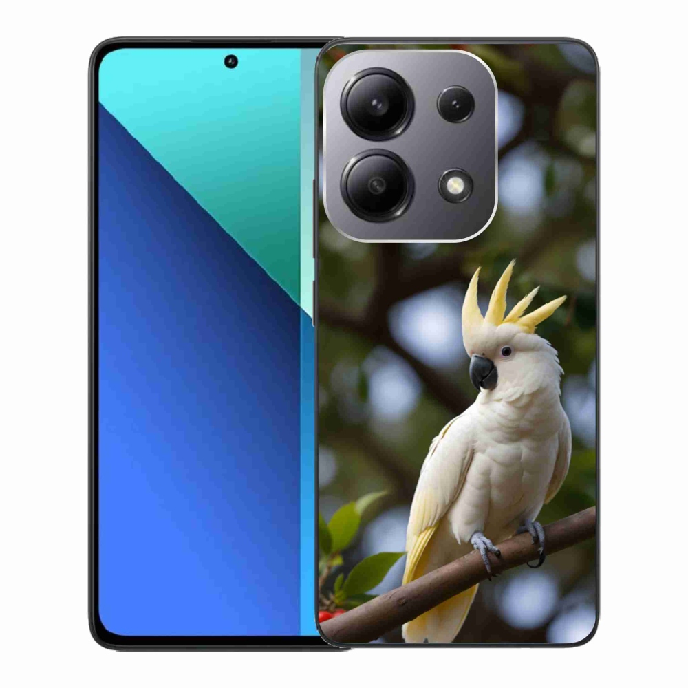 Gélový kryt mmCase na Xiaomi Redmi Note 13 - papagáj kakadu 3