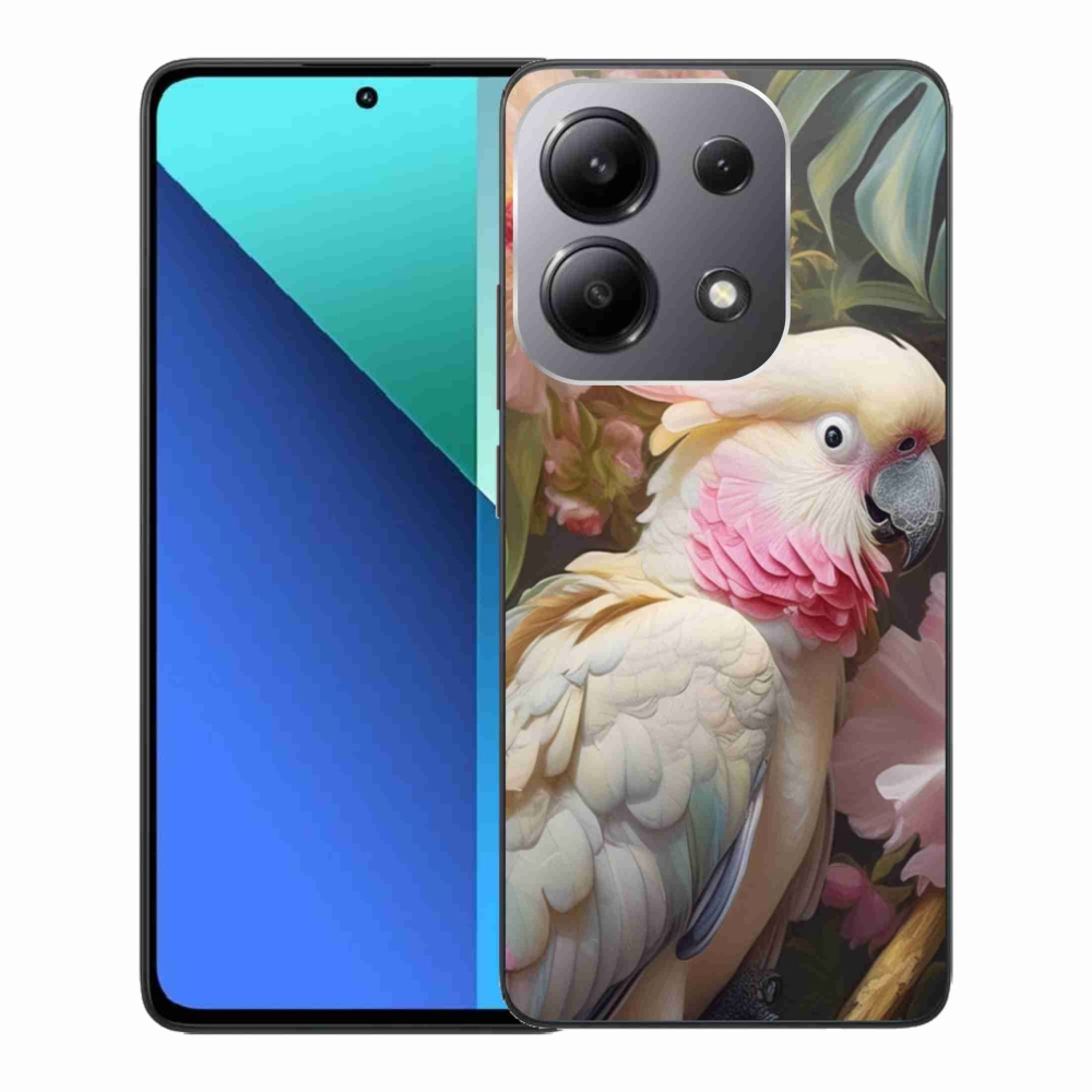 Gélový kryt mmCase na Xiaomi Redmi Note 13 - papagáj kakadu ružový 2