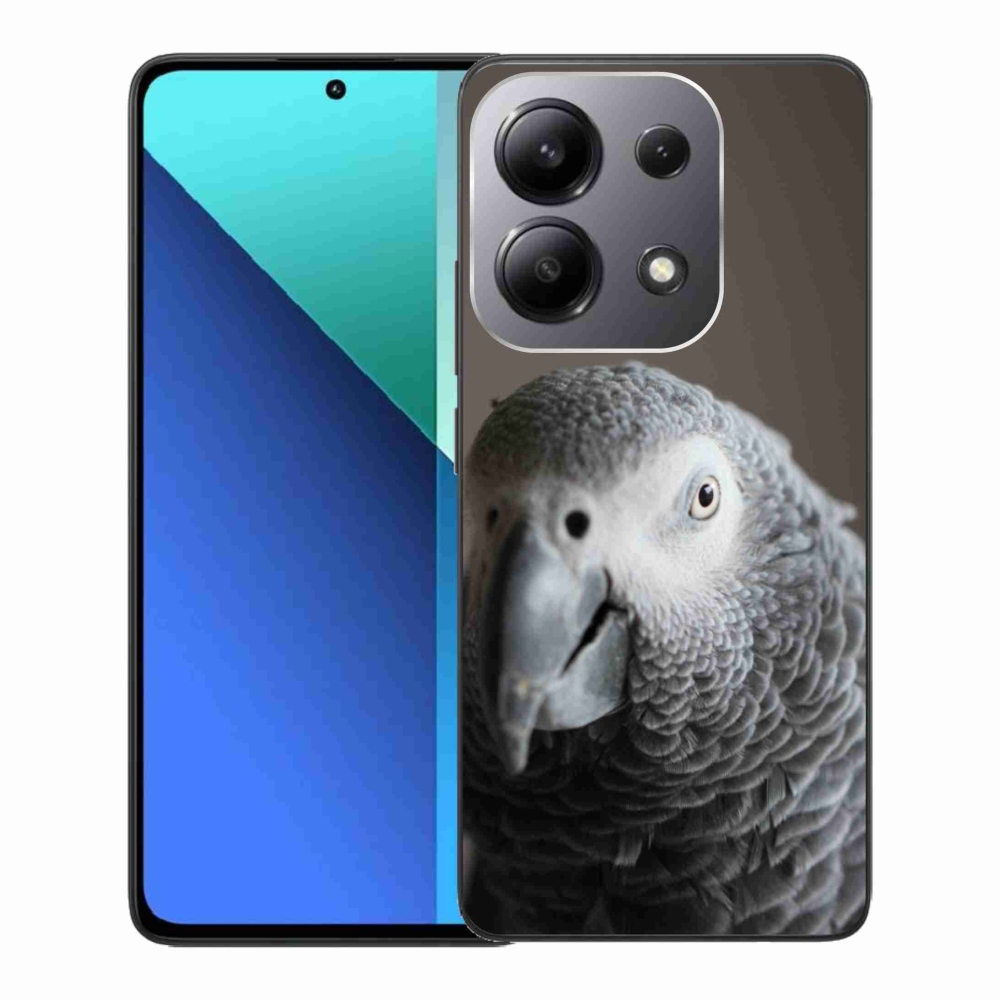 Gélový kryt mmCase na Xiaomi Redmi Note 13 - papagáj žako 2