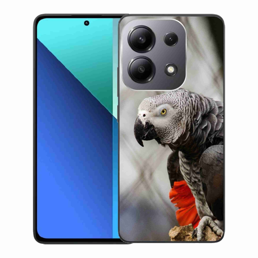 Gélový kryt mmCase na Xiaomi Redmi Note 13 - papagáj žako 3
