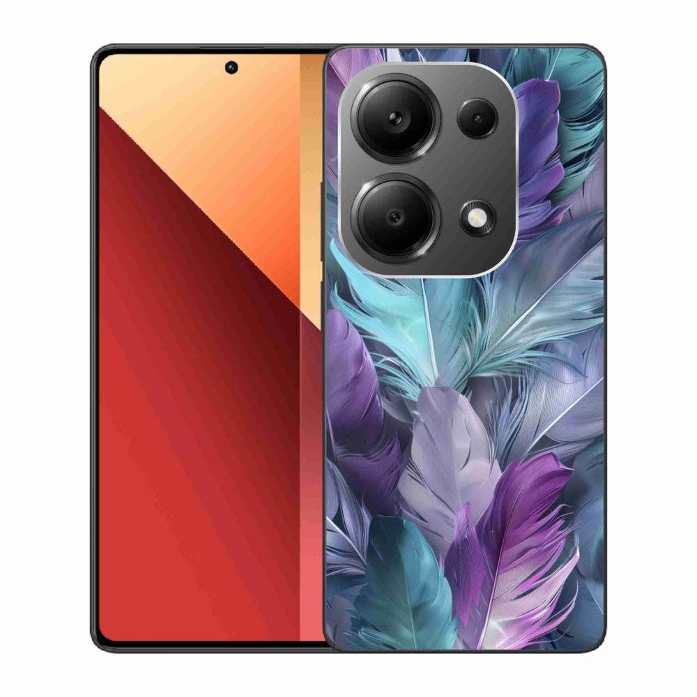 Gélový kryt mmCase na Xiaomi Redmi Note 13 Pro 4G/Poco M6 Pro - farebné perie 2