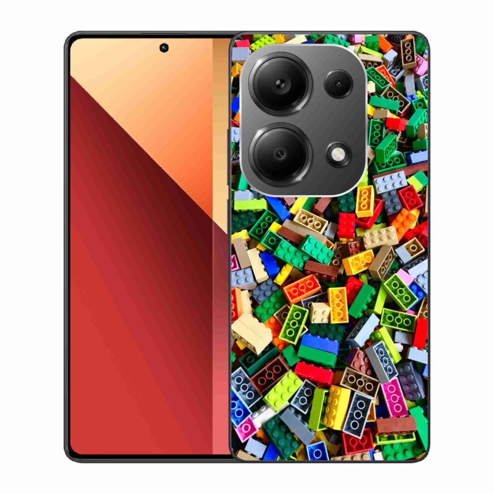 Gélový kryt mmCase na Xiaomi Redmi Note 13 Pro 4G/Poco M6 Pro - farebné stavebné kocky