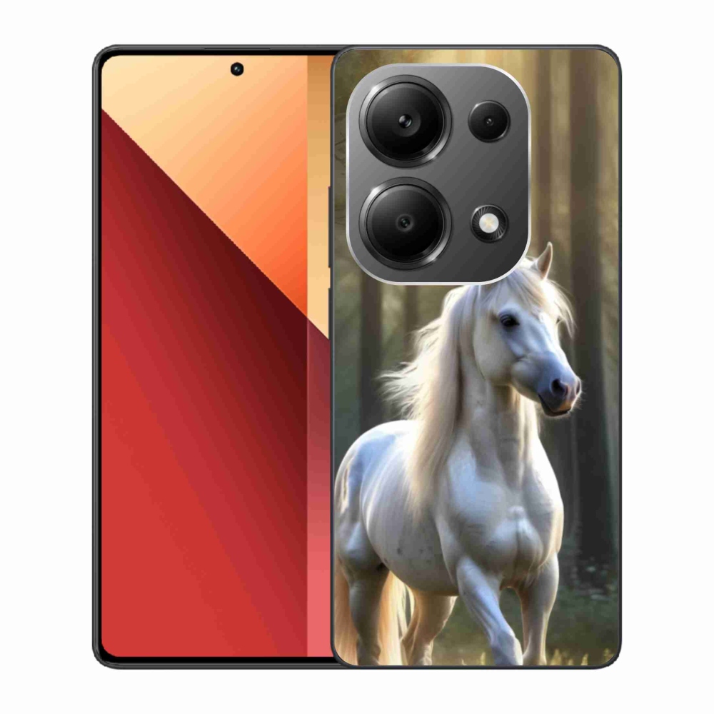 Gélový kryt mmCase na Xiaomi Redmi Note 13 Pro 4G/Poco M6 Pro - biely kôň 3