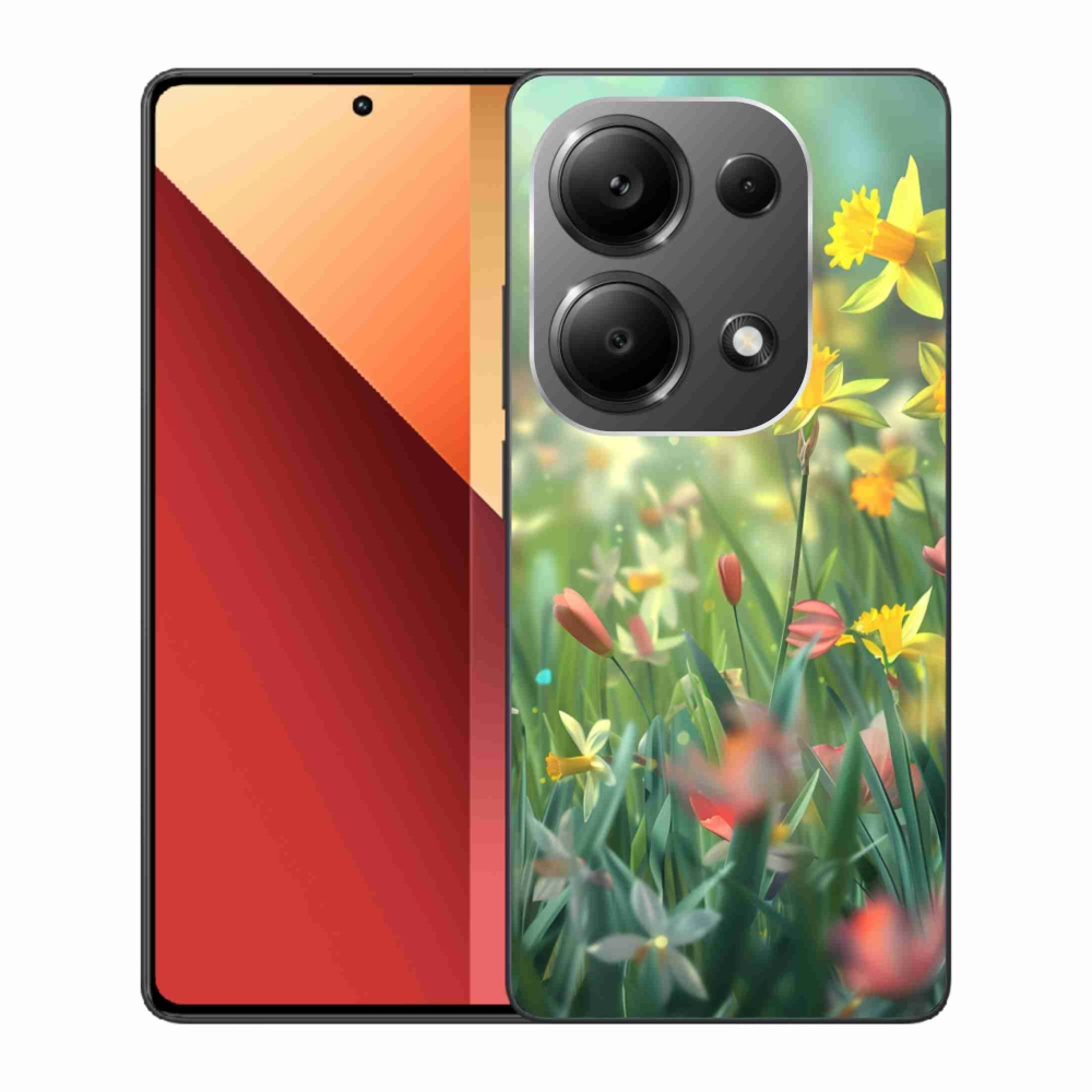 Gélový kryt mmCase na Xiaomi Redmi Note 13 Pro 4G/Poco M6 Pro - jarné kvety