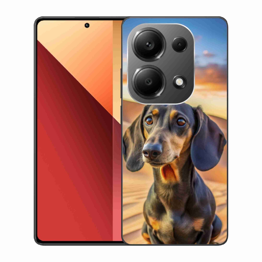 Gélový kryt mmCase na Xiaomi Redmi Note 13 Pro 4G/Poco M6 Pro - jazvečík 3