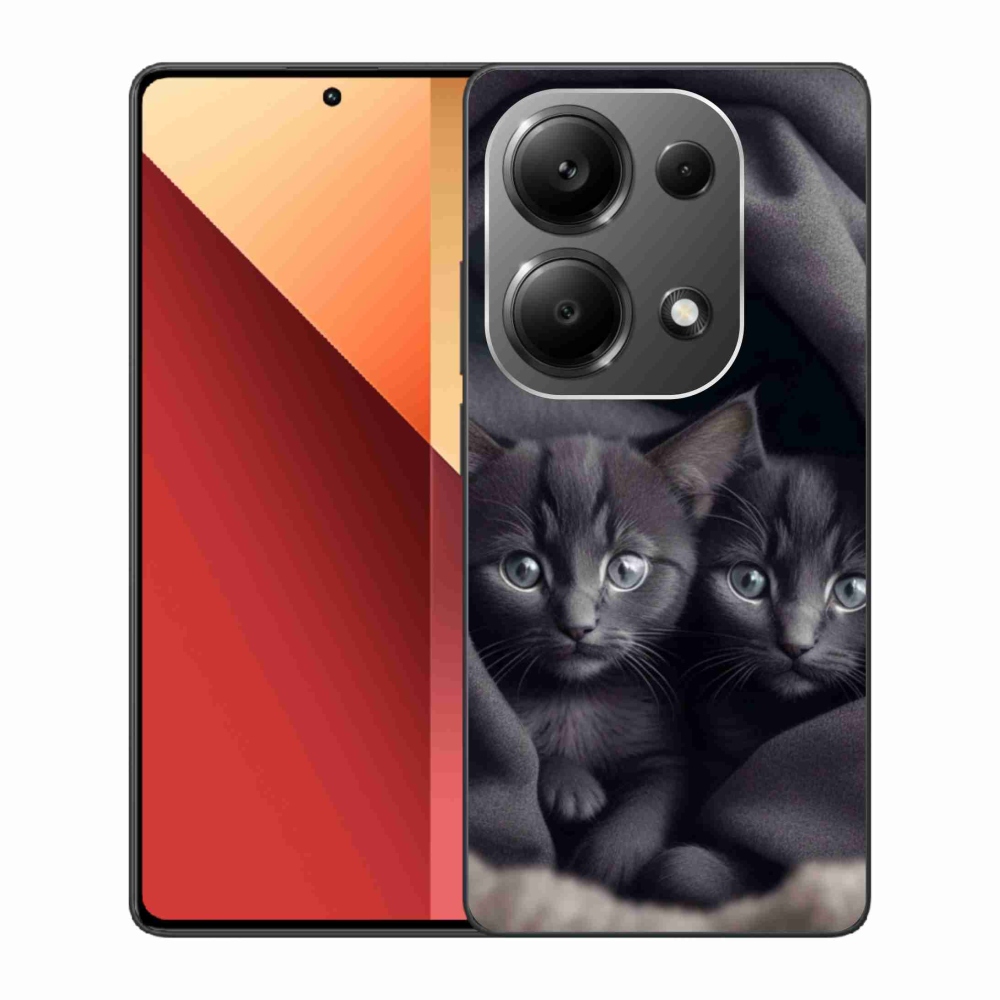 Gélový kryt mmCase na Xiaomi Redmi Note 13 Pro 4G/Poco M6 Pro - mačacie duo