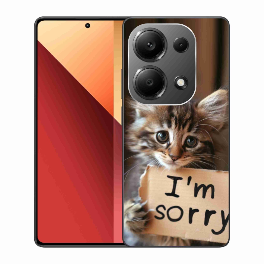 Gélový kryt mmCase na Xiaomi Redmi Note 13 Pro 4G/Poco M6 Pro - mačacie ospravedlnenie