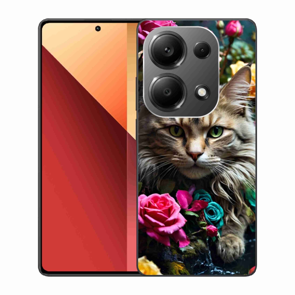 Gélový kryt mmCase na Xiaomi Redmi Note 13 Pro 4G/Poco M6 Pro - mačacie pohľad 2