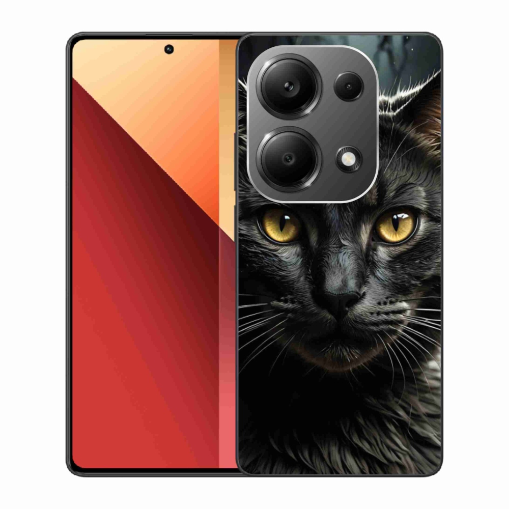Gélový kryt mmCase na Xiaomi Redmi Note 13 Pro 4G/Poco M6 Pro - mačacie pohľad 3