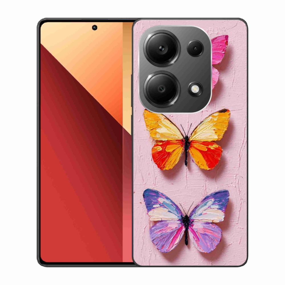 Gélový kryt mmCase na Xiaomi Redmi Note 13 Pro 4G/Poco M6 Pro - motýlia trojica