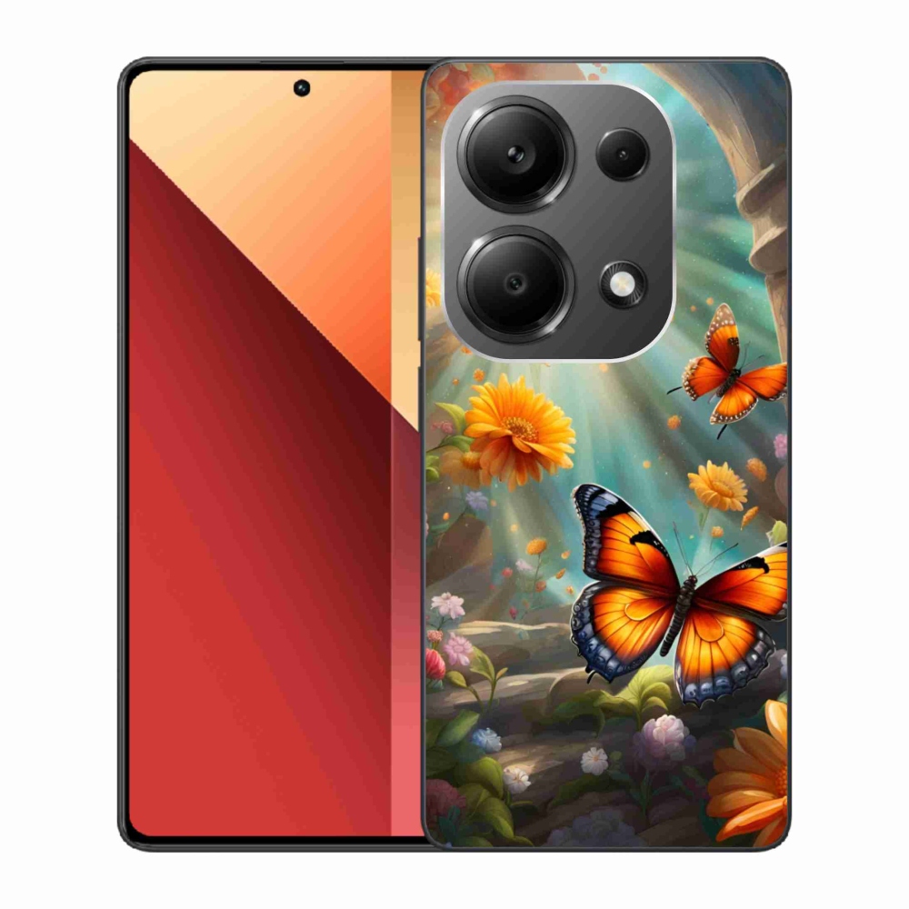 Gélový kryt mmCase na Xiaomi Redmi Note 13 Pro 4G/Poco M6 Pro - motýlia záhrada 2