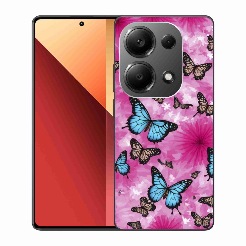 Gélový kryt mmCase na Xiaomi Redmi Note 13 Pro 4G/Poco M6 Pro - motýlia záhrada