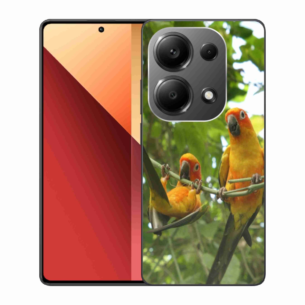 Gélový kryt mmCase na Xiaomi Redmi Note 13 Pre 4G/Poco M6 Pro - papagáje aratingy