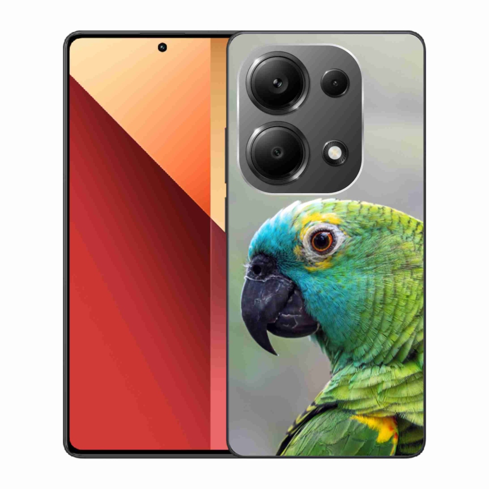 Gélový kryt mmCase na Xiaomi Redmi Note 13 Pro 4G/Poco M6 Pro - papagáj amazoňan