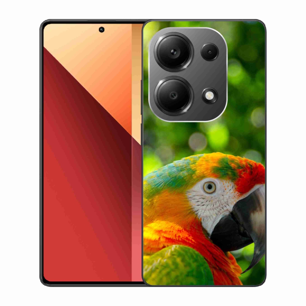 Gélový kryt mmCase na Xiaomi Redmi Note 13 Pro 4G/Poco M6 Pro - papagáj ara 3