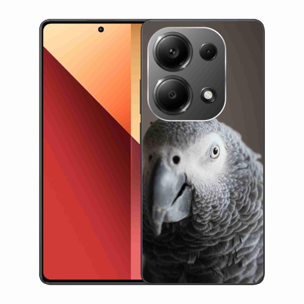 Gélový kryt mmCase na Xiaomi Redmi Note 13 Pro 4G/Poco M6 Pro - papagáj žako 2