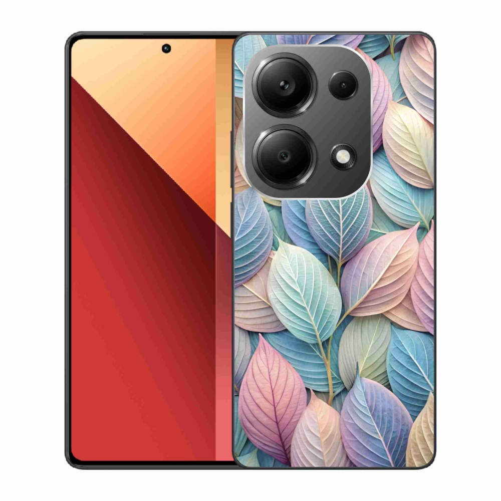 Gélový kryt mmCase na Xiaomi Redmi Note 13 Pro 4G/Poco M6 Pro - pastelové listy