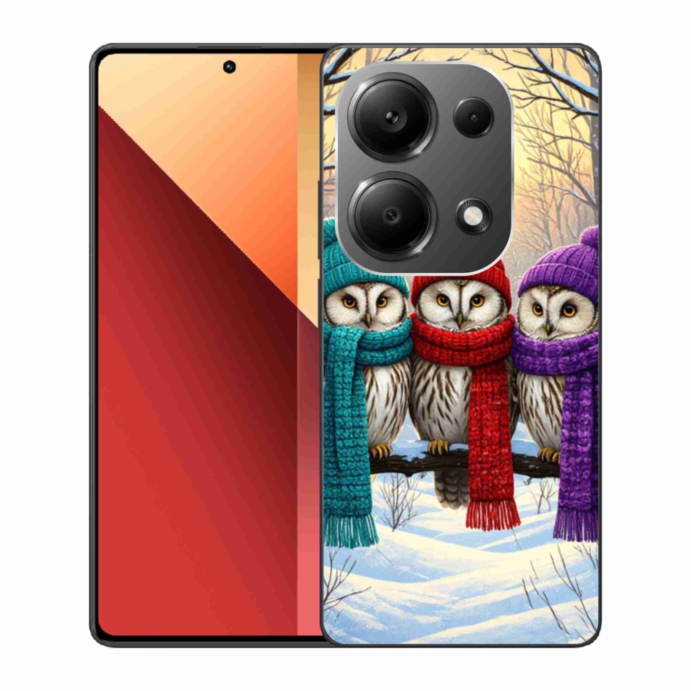 Gélový kryt mmCase na Xiaomi Redmi Note 13 Pro 4G/Poco M6 Pro - soví priatelia