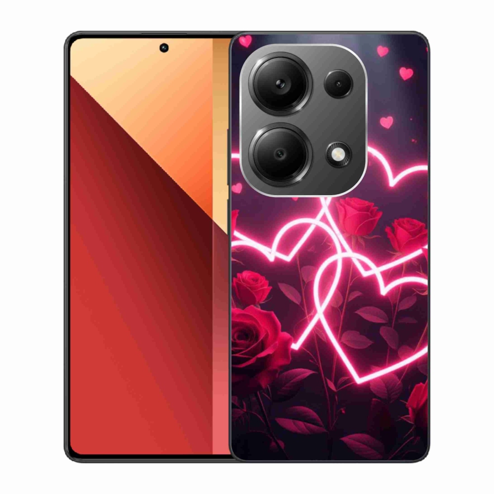 Gélový kryt mmCase na Xiaomi Redmi Note 13 Pro 4G/Poco M6 Pro - srdce lásky