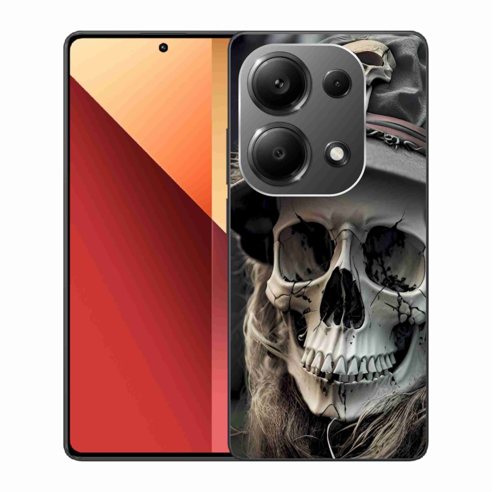 Gélový kryt mmCase na Xiaomi Redmi Note 13 Pro 4G/Poco M6 Pro - temná lebka