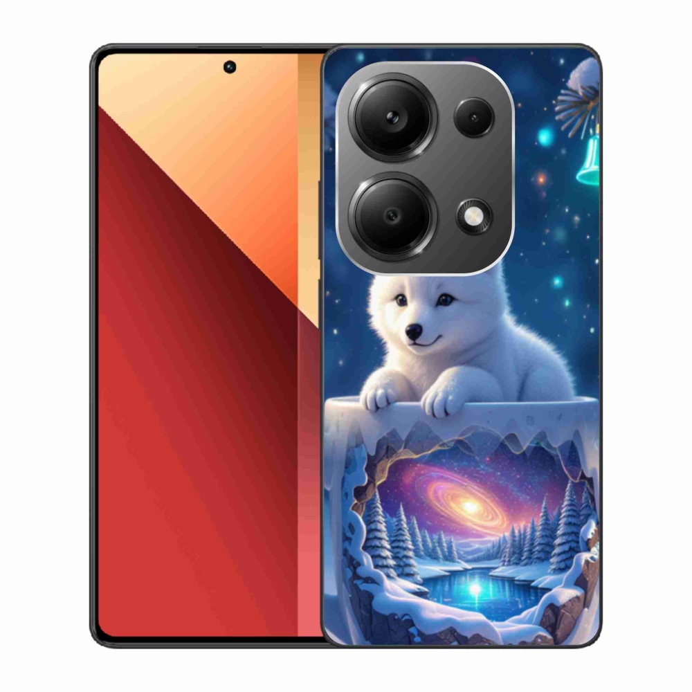 Gélový kryt mmCase na Xiaomi Redmi Note 13 Pro 4G/Poco M6 Pro - vianočné šteňa