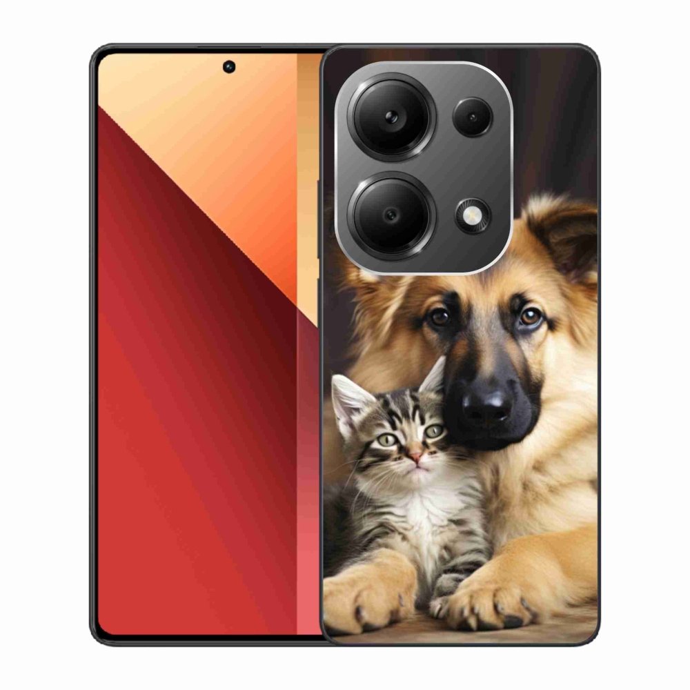 Gélový kryt mmCase na Xiaomi Redmi Note 13 Pro 4G/Poco M6 Pro - zvieracie priateľstvo