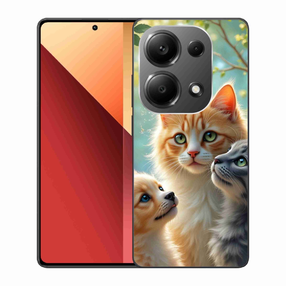 Gélový kryt mmCase na Xiaomi Redmi Note 13 Pro 4G/Poco M6 Pro - zvieracie priateľstvo 2